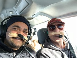 Broken Airplane Being Towed